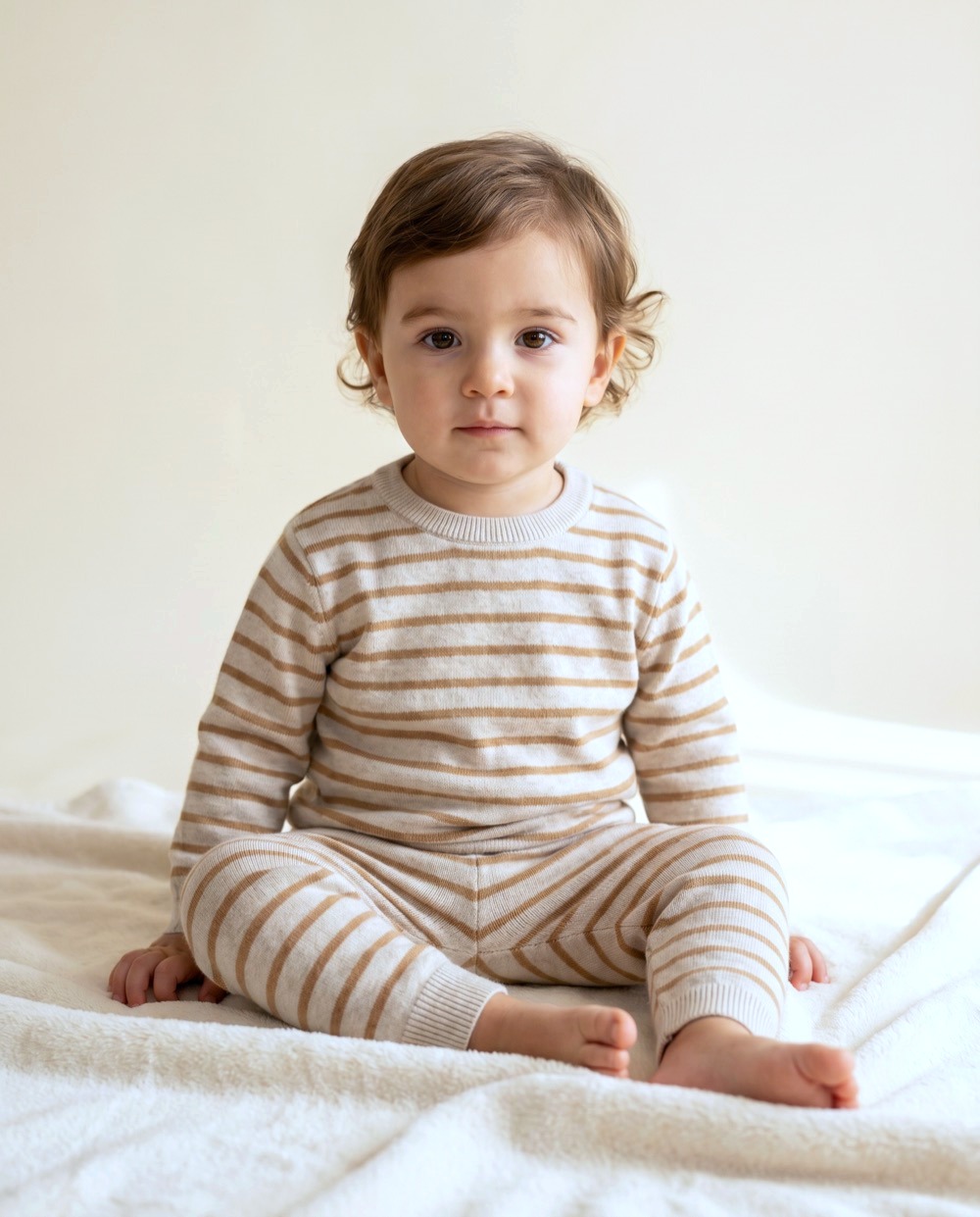 Bebé con prendas de descanso ROOTS